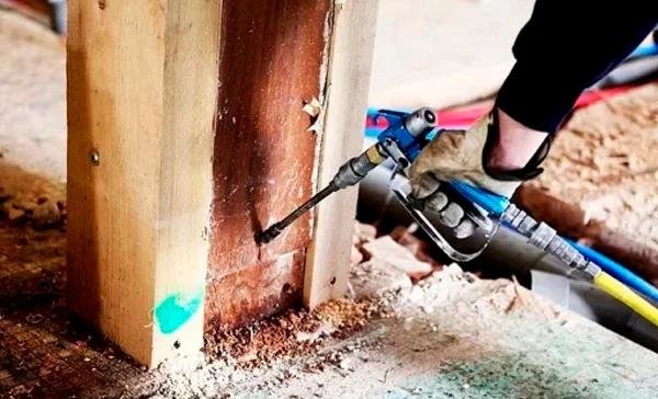 Mosquito control treatment in a home environment